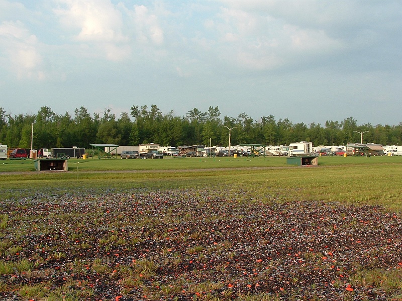dscf0003omf.jpg - This is a shot of the Campgrounds, taken from in front of the practice traps on Saturday morning.
