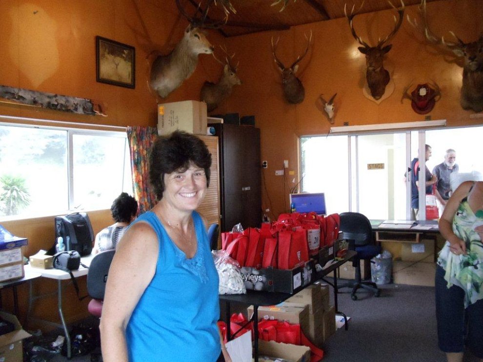 DSC00213.jpg - Maureen Coleman, president of the Thames Valley Deer Stalkers Club.